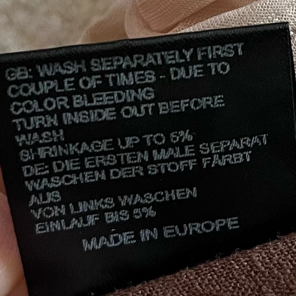 ADEPTT LINEN MAXI DRESS WITH LARGE FRONT POCKETS AND SHEER CHIFFON SIDES MODERN - Picture 8 of 13